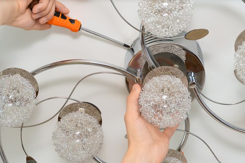 How to Remove A Chandelier Myself?
